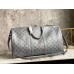 Louis Vuitton Keepall Bandouliere 50B Bag In Monogram Shadow Leather M46117