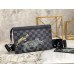 Louis Vuitton Gaston Wearable Wallet In Damier Graphite Canvas N64608