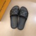 Louis Vuitton Waterfront Mules In Monogram Eclipse Canvas