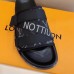 Louis Vuitton Honolulu Mules In Monogram Denim Tie