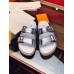Louis Vuitton LV Trainer Mules In Silver Metallic Leather