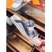 Louis Vuitton LV Trainer Mules In Silver Metallic Leather