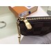 Louis Vuitton Key Pouch In Damier Ebene Canvas N62658