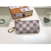 Louis Vuitton Key Pouch In Damier Azur Canvas N62659