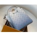 Louis Vuitton Muria Bag In Gradient Blue Mahina Leather M57853