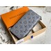 Louis Vuitton Zippy Wallet Vertical In Monogram Shadow Leather M81384