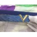 Louis Vuitton Essential V 30MM Belt In Epi Denim Leather M6076W