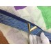 Louis Vuitton Essential V 30MM Belt In Epi Denim Leather M6076W
