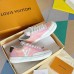 Louis Vuitton Charlie Sneakers In Pink Gradient Leather