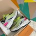 Louis Vuitton Women's Run 55 Sneakers In Yellow Materials