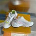 Louis Vuitton Women's Run 55 Sneakers In White Materials
