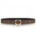Louis Vuitton LV Malletier 30MM Belt In Monogram Canvas M9312U