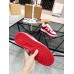 Louis Vuitton And Nike Air Force 1 Sneakers In Red/White