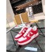 Louis Vuitton And Nike Air Force 1 Sneakers In Red/White