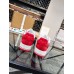 Louis Vuitton And Nike Air Force 1 Sneakers In Red/White