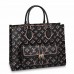 Louis Vuitton OnTheGo MM Bag In Black Monogram Canvas M46154
