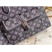 Louis Vuitton OnTheGo MM Bag In Black Monogram Canvas M46154