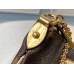 Louis Vuitton Milla Clutch MM Bag In Monogram Canvas M60094