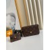 Louis Vuitton Félicie Strap & Go In Monogram Canvas M80091