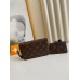Louis Vuitton Félicie Strap & Go In Monogram Canvas M80091