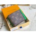 Louis Vuitton Multiple Wallet In Monogram Macassar Canvas M81537