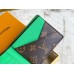 Louis Vuitton Multiple Wallet In Monogram Macassar Canvas M81537