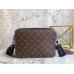 Louis Vuitton Trio Messenger Bag In Monogram Macassar Canvas M46266