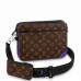 Louis Vuitton Trio Messenger Bag In Monogram Macassar Canvas M46266