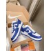 Louis Vuitton And Nike Air Force 1 Sneakers In Blue/White
