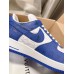 Louis Vuitton And Nike Air Force 1 Sneakers In Blue/White
