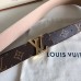 Louis Vuitton LV Initiales 30MM Reversible Belt In Monogram Canvas M0423W