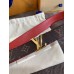 Louis Vuitton LV Initiales 30MM Reversible Belt In Monogram Canvas M9498U