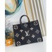 Louis Vuitton OnTheGo MM Bag In Bicolor Empreinte Leather M45495