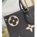 Louis Vuitton OnTheGo MM Bag In Bicolor Empreinte Leather M45495