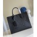 Louis Vuitton OnTheGo MM Bag In Monogram Empreinte Leather M45595