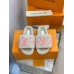 Louis Vuitton Paseo Flat Comfort Mules In Beige Shearling
