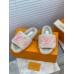 Louis Vuitton Paseo Flat Comfort Mules In Beige Shearling