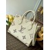 Louis Vuitton Onthego PM Bag In Bicolor Monogram Empreinte Leather M45654