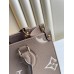 Louis Vuitton Onthego PM Bag In Bicolor Monogram Empreinte Leather M45779