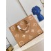 Louis Vuitton OnTheGo MM Bag In Bicolor Monogram Empreinte Leather M45982