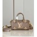 Louis Vuitton Papillon BB Bag In Bicolor Monogram Empreinte Leather M46031