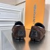 Louis Vuitton LV Driver Moccasin In Brown Monogram Suede Leather