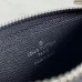 Louis Vuitton Pochette Cle In Damier Graphite Canvas N60155