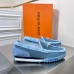 Louis Vuitton LV Racer Moccasin In Blue Technical Mesh