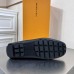 Louis Vuitton Monte Carlo Moccasin In Black Grained Leather