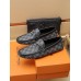 Louis Vuitton Hockenheim Moccasin In Damier Graphite Canvas