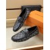 Louis Vuitton Hockenheim Moccasin In Damier Graphite Canvas
