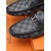 Louis Vuitton Hockenheim Moccasin In Damier Graphite Canvas