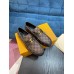 Louis Vuitton Major Loafers In Damier Ebene Canvas