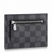 Louis Vuitton ID Card Holder In Damier Graphite Canvas N60378